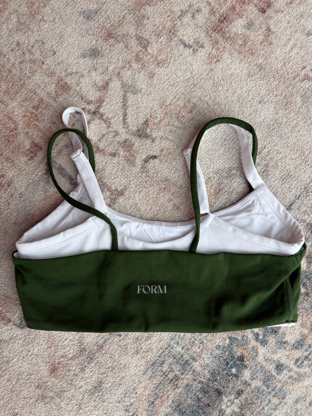 Form Layered Meadow and White Bra